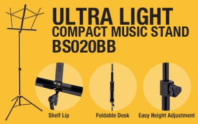 Harmonizing Form And Function: Introducing The Hercules BS020BB Ultra Compact Music Stand